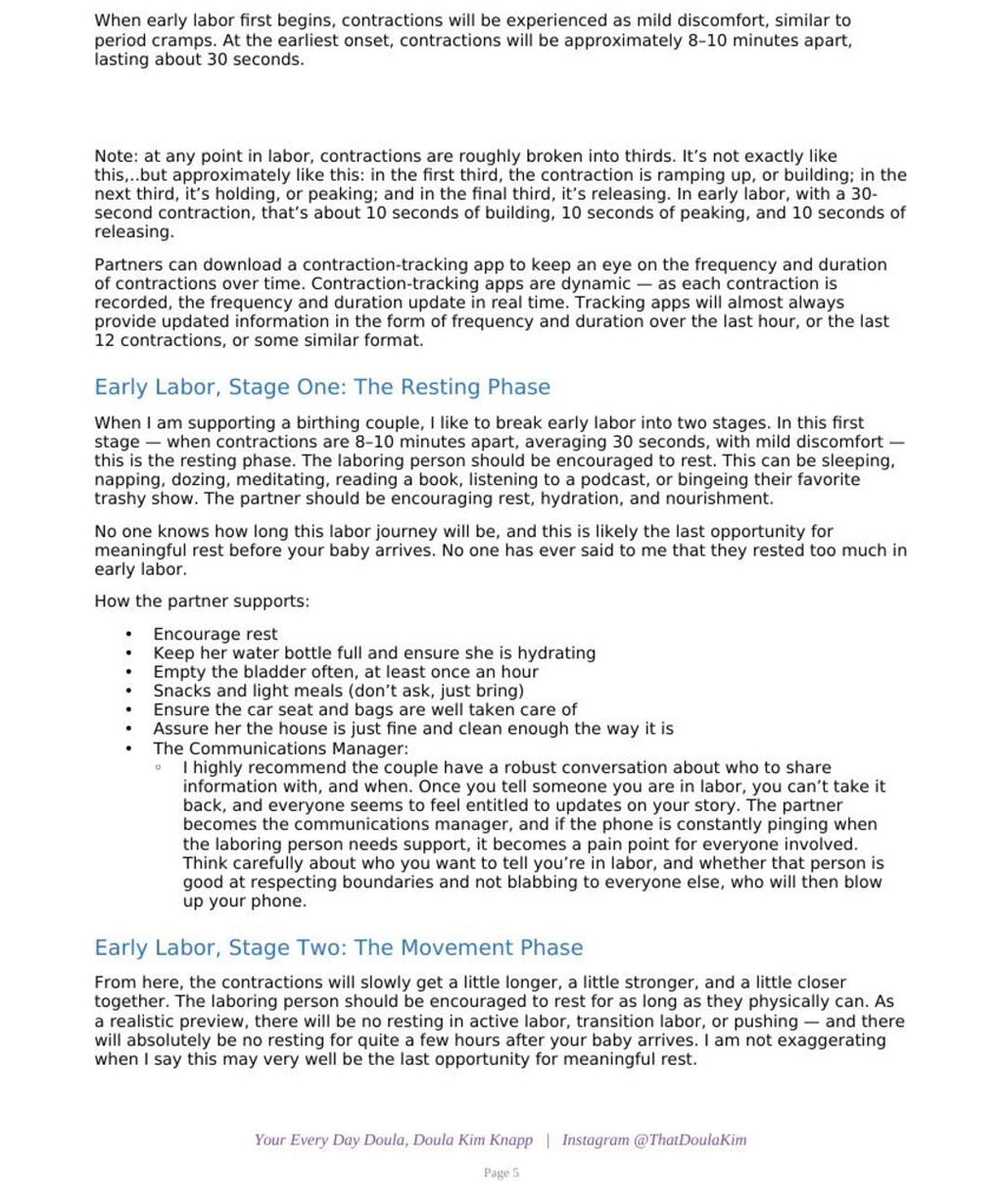 From Partner to Pro: Birth Support Toolkit for Partners