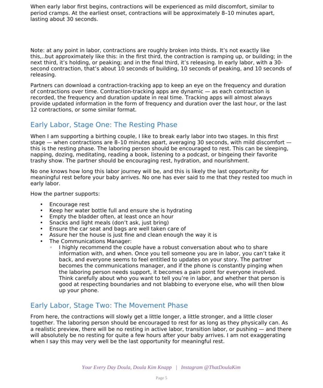 From Partner to Pro: Birth Support Toolkit for Partners